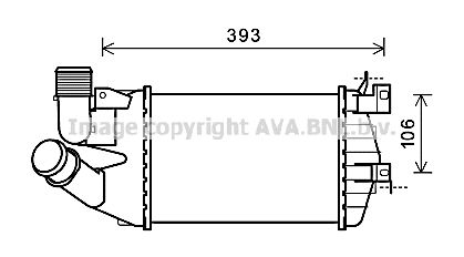 AVA QUALITY COOLING Starpdzesētājs OL4584